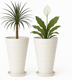 Prevención de la decoloración en macetas de plástico para terraza