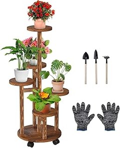 Cómo decorar tu hogar con estanterías de madera para plantas