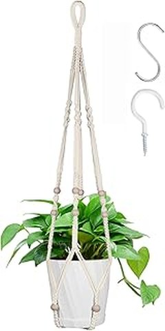 Cómo elegir el perfecto macetero colgante de macramé