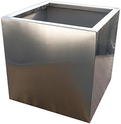 ¿Qué son las macetas de metal de acero inoxidable?
