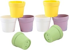 ¿Son seguras las macetas pequeñas de colores para tus plantas?