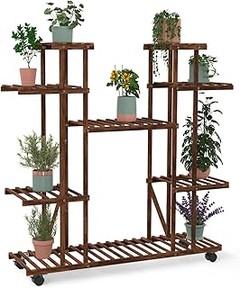 Descubre las mejores estanterías para plantas con ruedas en 2023