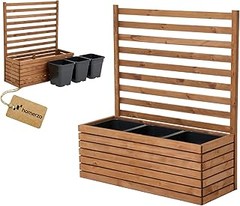 Promociones en macetas de madera con enrejado para tu jardín