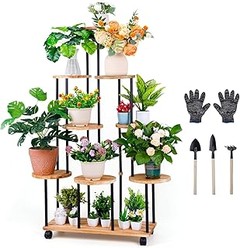 Opiniones de usuarios sobre estanterías para plantas con ruedas