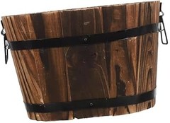 ¿Cuánto cuestan las macetas de madera con drenaje?