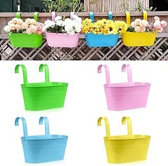 Seguridad de las macetas de metal colgantes para diferentes plantas