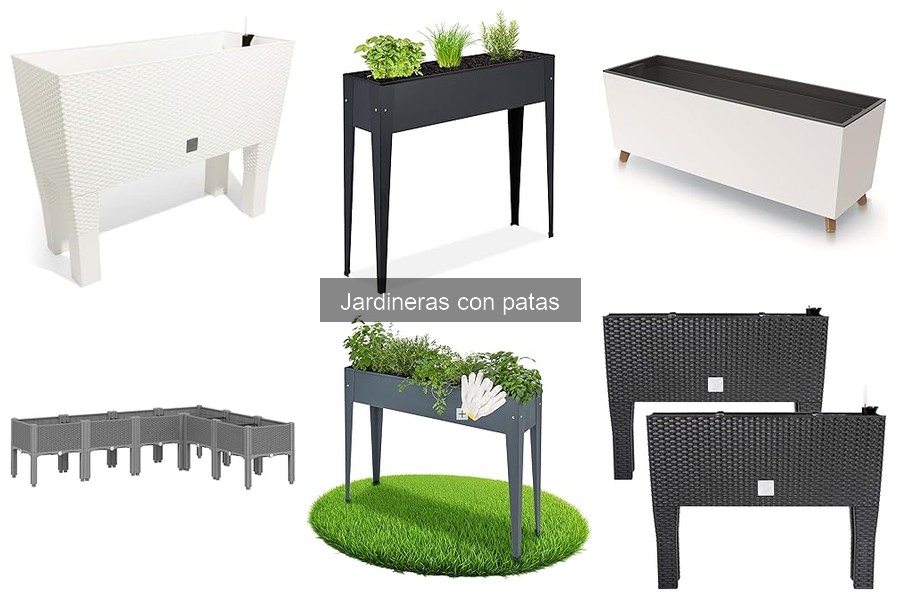Alternativas a Jardineras con Patas para Todo Espacio