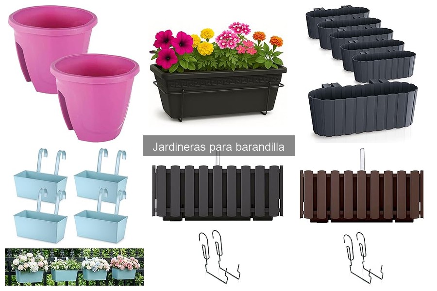 Alternativas a las jardineras para barandilla: opciones ideales