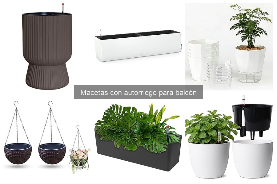 Alternativas a las Macetas con Autorriego para Balcón