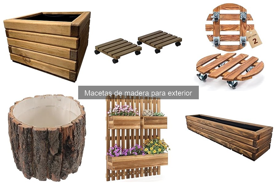 Alternativas a las macetas de madera para exterior