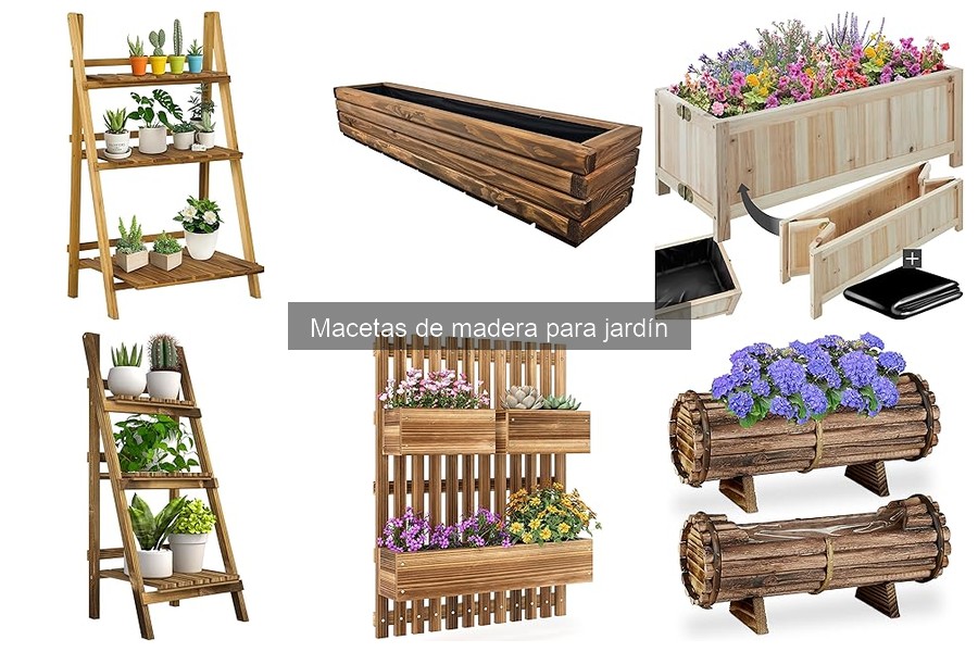 Alternativas a las macetas de madera para jardín