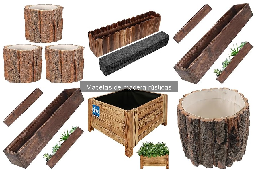 Alternativas a las Macetas de Madera Rústicas para tu Jardín
