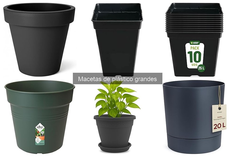 Alternativas a las macetas de plástico grandes: opciones ecológicas