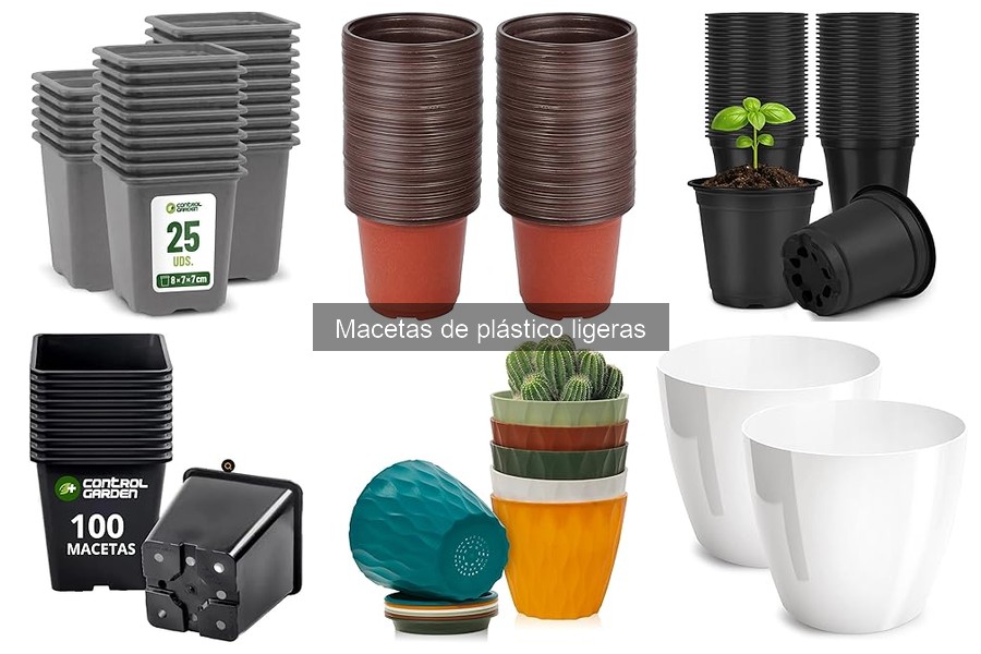 Alternativas a las Macetas de Plástico Ligeras para Plantas