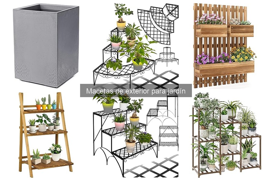 Alternativas a las macetas de plástico para jardín