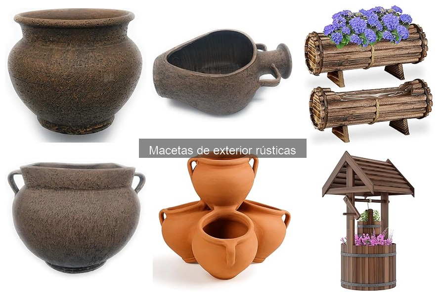 Alternativas a las macetas rústicas para exterior: opciones modernas