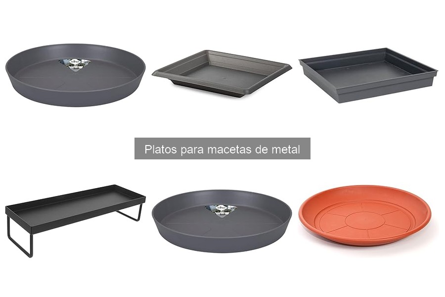 Alternativas a los platos para macetas de metal: opciones eco-friendly