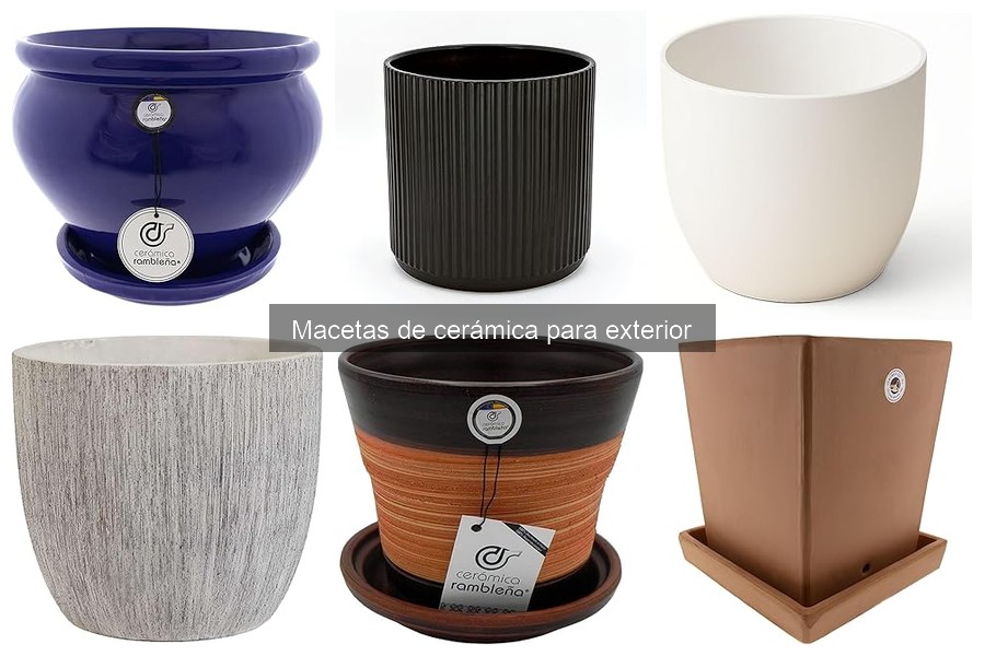Alternativas a macetas de cerámica para exterior