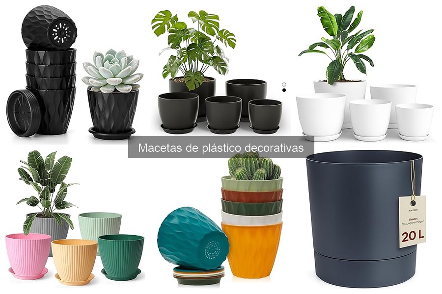 Alternativas a Macetas de Plástico Decorativas