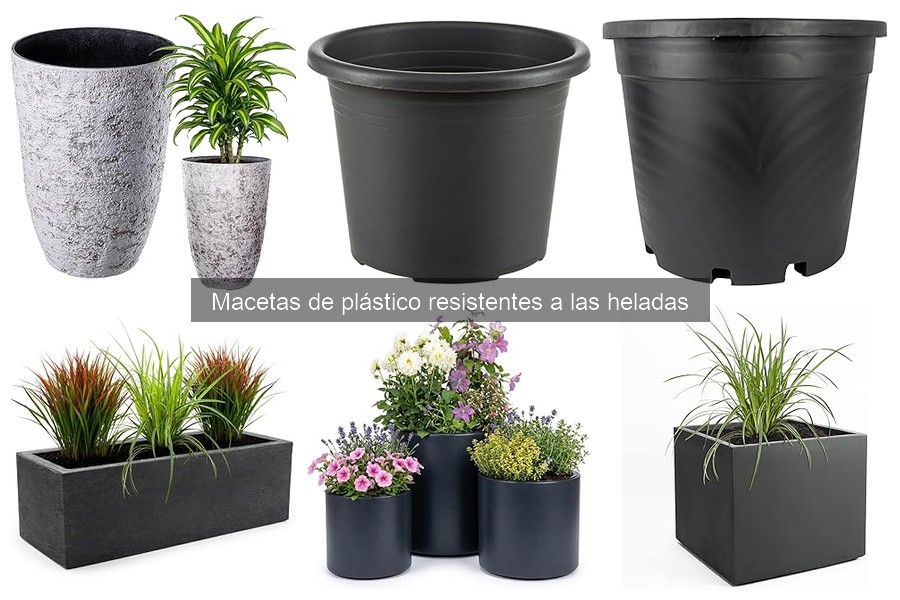 Alternativas a macetas de plástico resistentes a las heladas