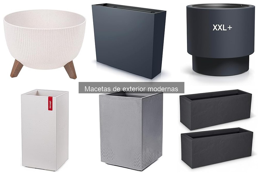 Alternativas a Macetas Modernas para Exterior