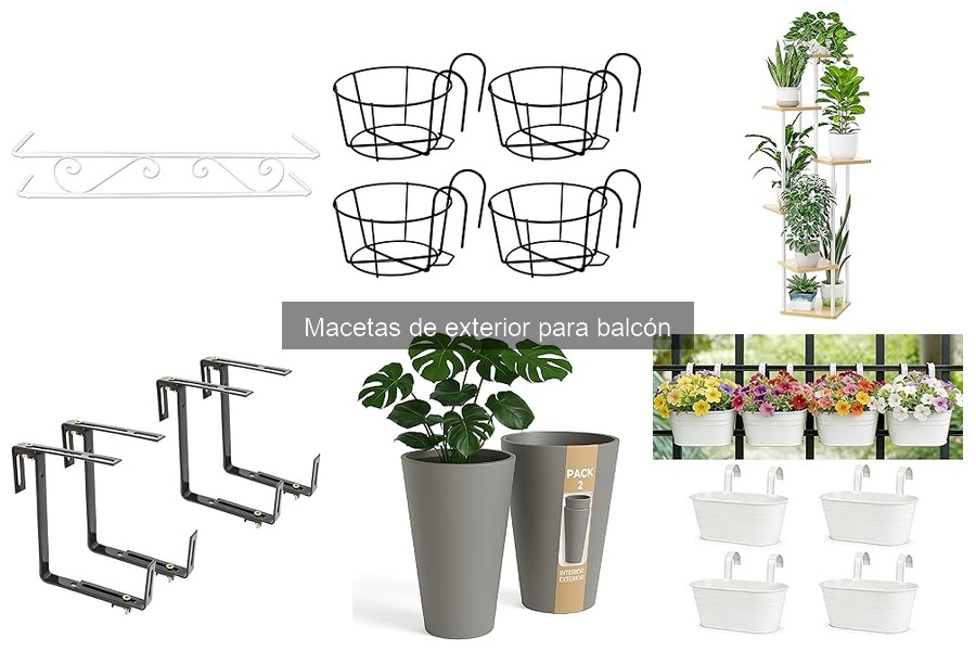 Alternativas a macetas tradicionales para balcones