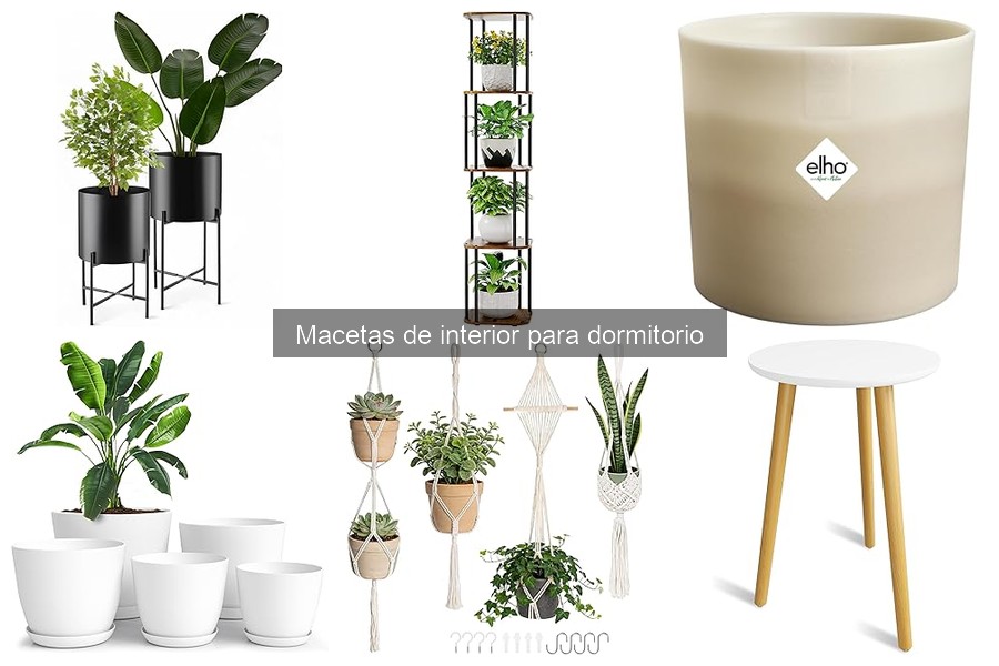Alternativas a macetas tradicionales para dormitorios