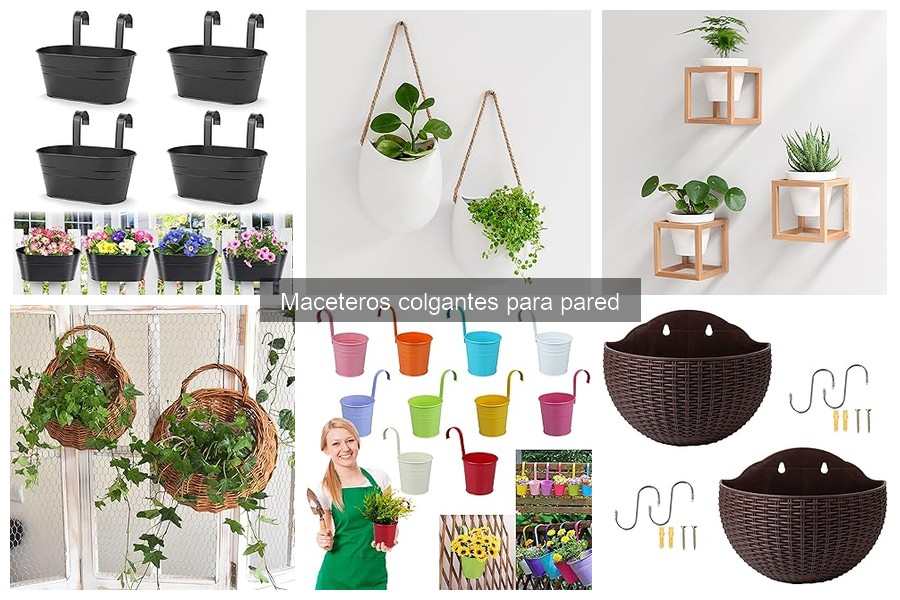 Alternativas a maceteros colgantes para espacios pequeños