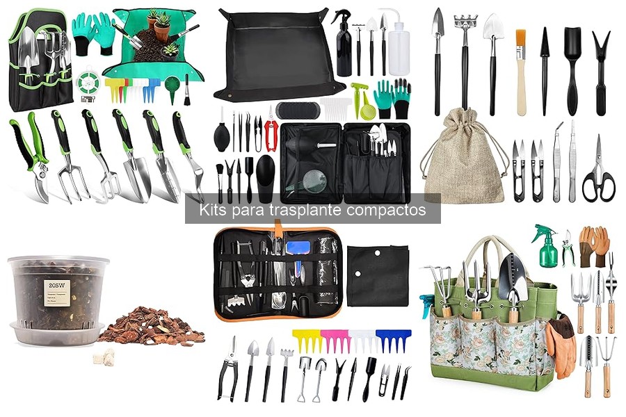 Alternativas al kit de trasplante compacto: Herramientas útiles