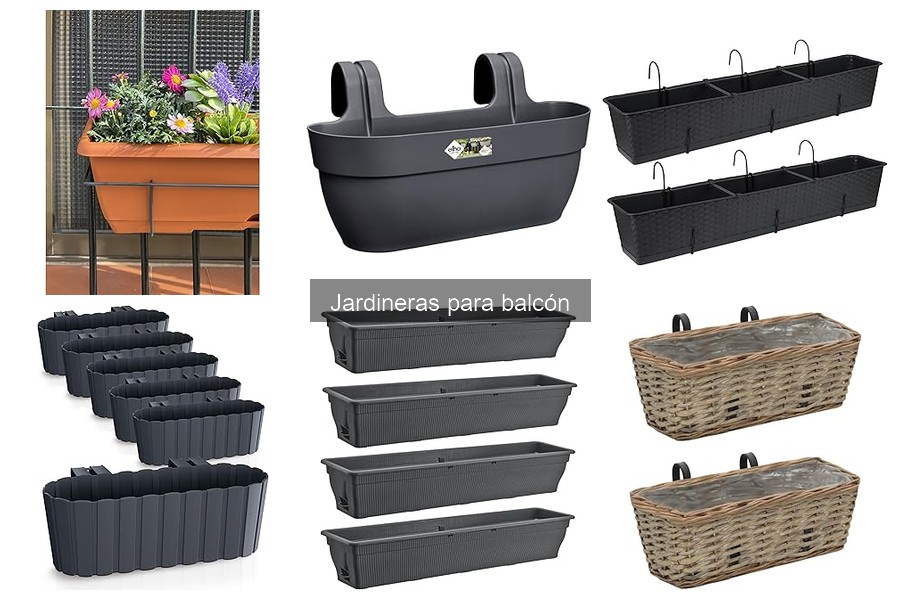 Alternativas innovadoras a jardineras tradicionales para balcón