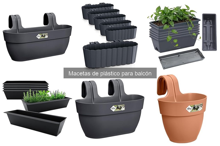 Alternativas sostenibles a macetas de plástico para balcón
