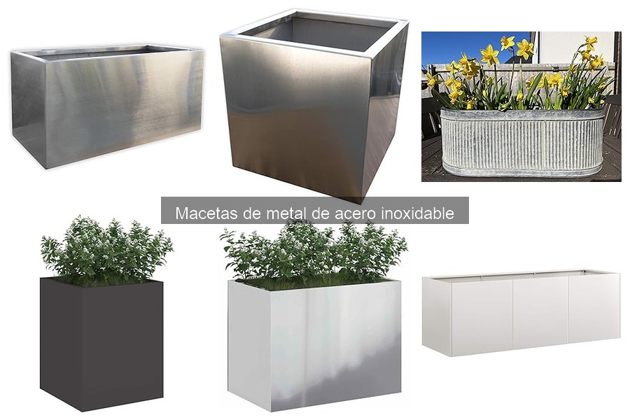 Beneficios de las macetas de metal de acero inoxidable