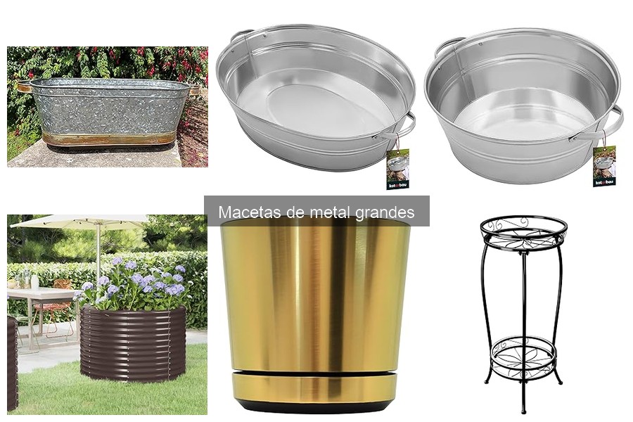 Beneficios de las Macetas de Metal Grandes para tus Plantas