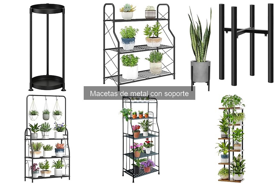 Beneficios Ecológicos de las Macetas de Metal con Soporte