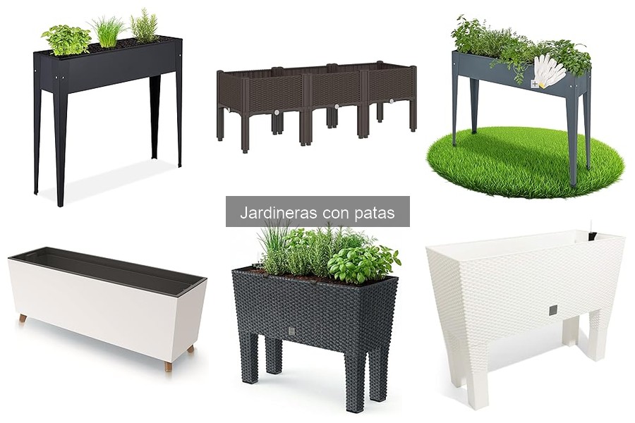 Beneficios estéticos de jardineras con patas para tu hogar