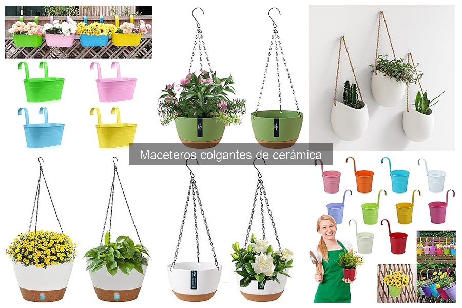 Cómo colgar maceteros de cerámica de forma segura