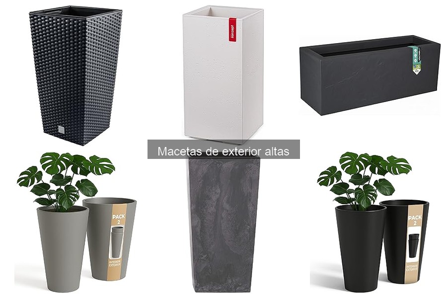 Cómo cuidar e instalar macetas de exterior altas