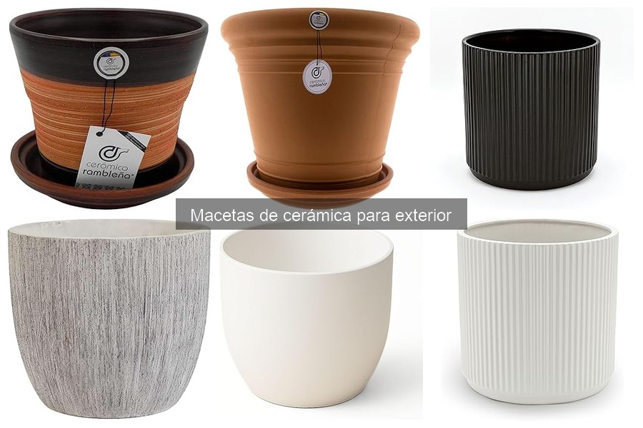 Cómo cuidar macetas de cerámica para exterior