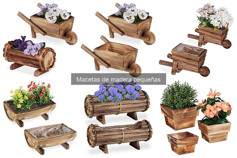 Cómo cuidar macetas de madera pequeñas para que duren