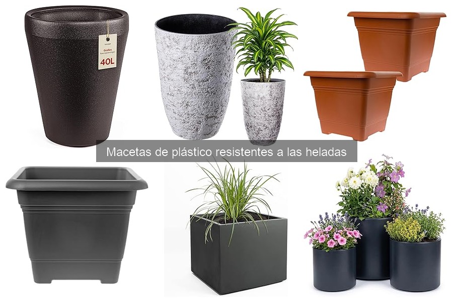 Cómo cuidar macetas de plástico resistentes a las heladas
