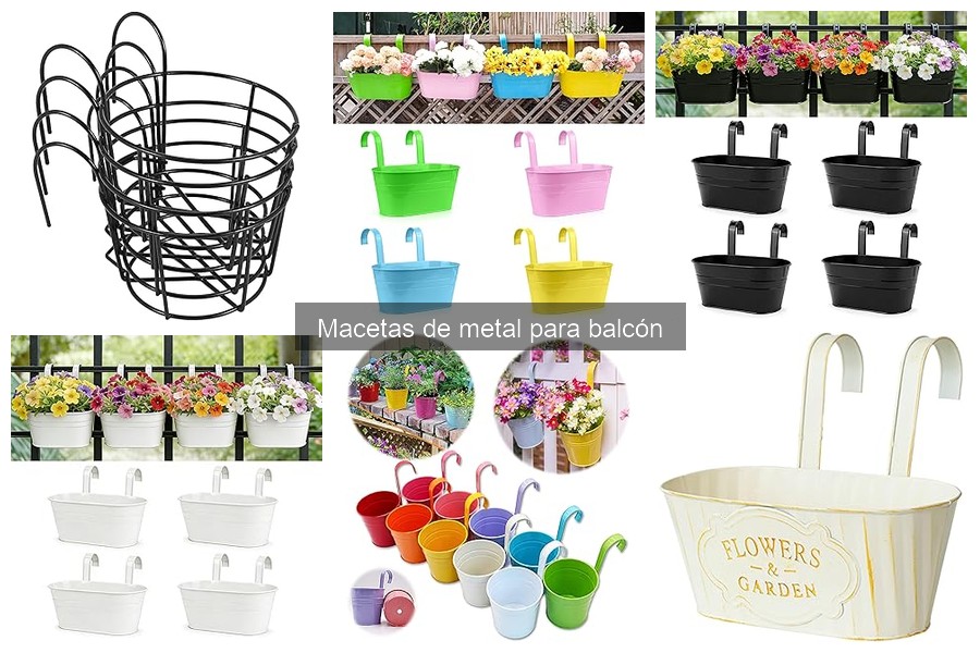 Cómo cuidar y mantener macetas de metal para balcón