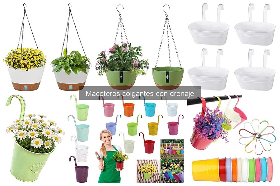 Cómo elegir el mejor macetero colgante con drenaje
