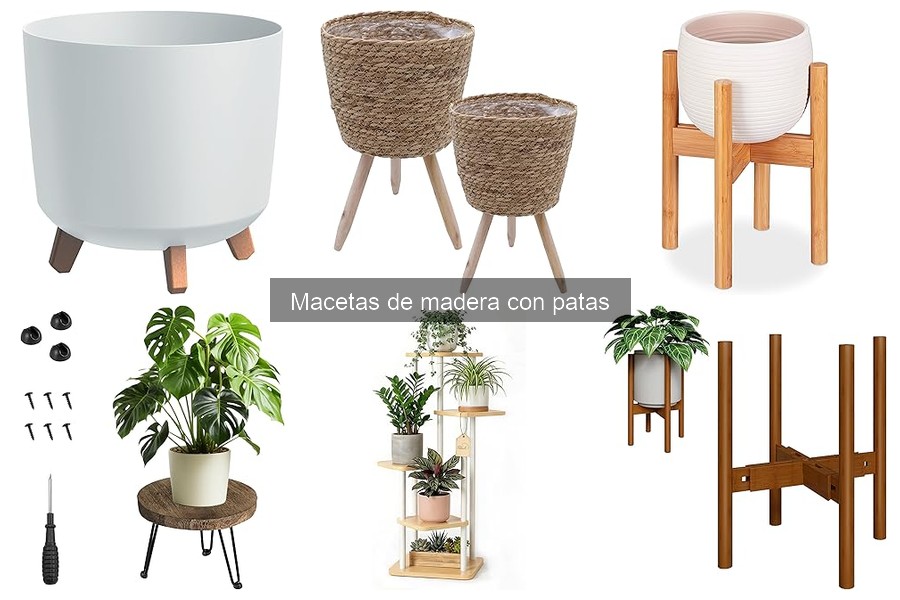 Cómo Elegir el Tamaño Ideal de Macetas de Madera con Patas