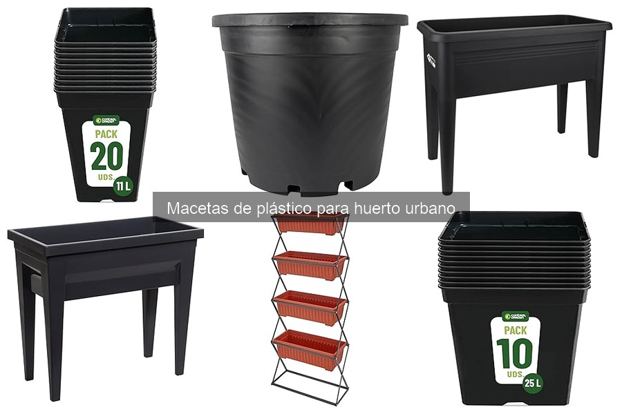Cómo elegir la maceta de plástico ideal para tu huerto urbano