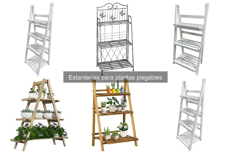 Cómo elegir la mejor estantería plegable para plantas