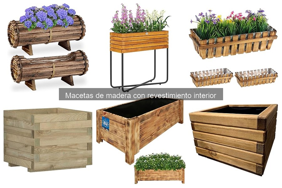 Cómo elegir la mejor maceta de madera con revestimiento interior