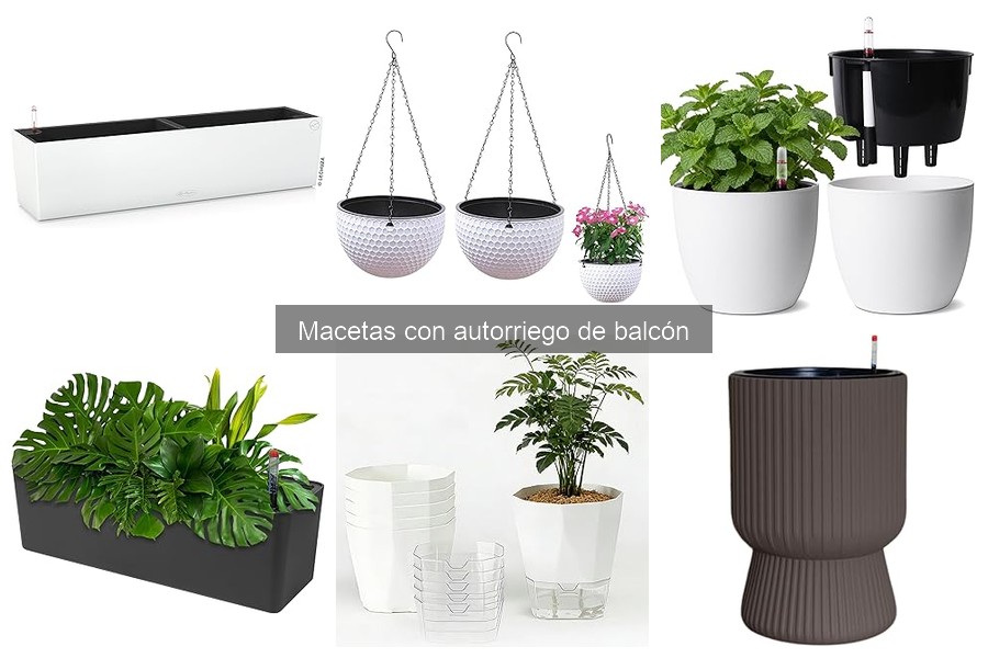 Cómo elegir macetas con autorriego para tu balcón