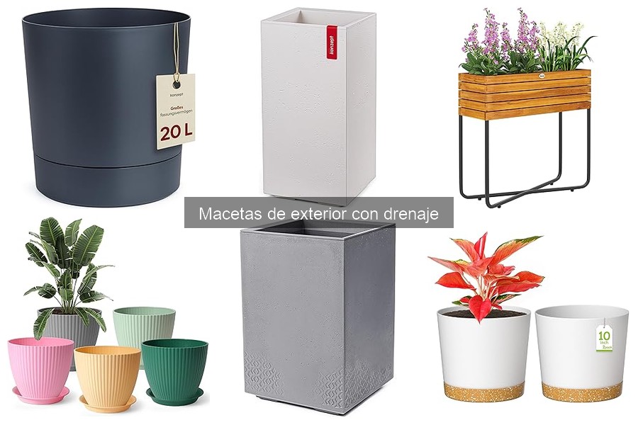 Cómo elegir macetas de exterior con drenaje | Guía de compra