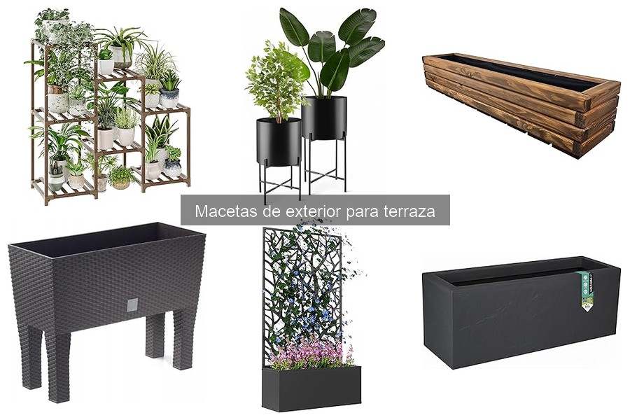 Cómo elegir macetas de exterior para tu terraza