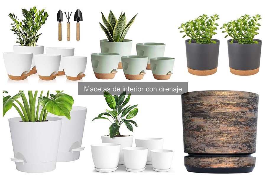 Cómo hacer macetas de interior con drenaje caseras